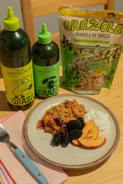 Nectarine Blackberry Crisp