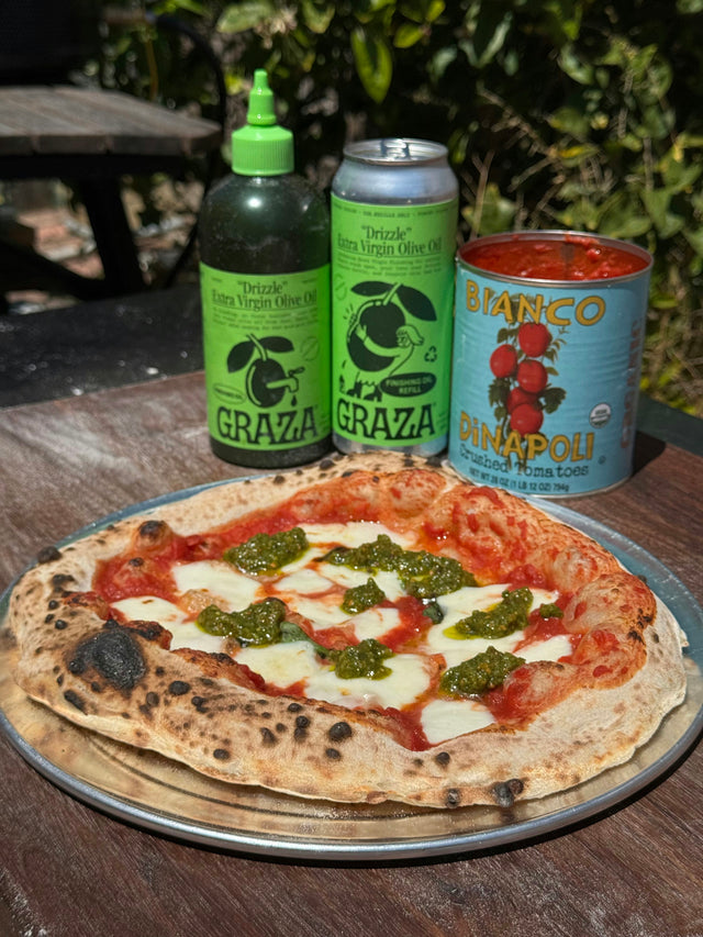 Cracking Cans: Pistachio Pesto Pizza