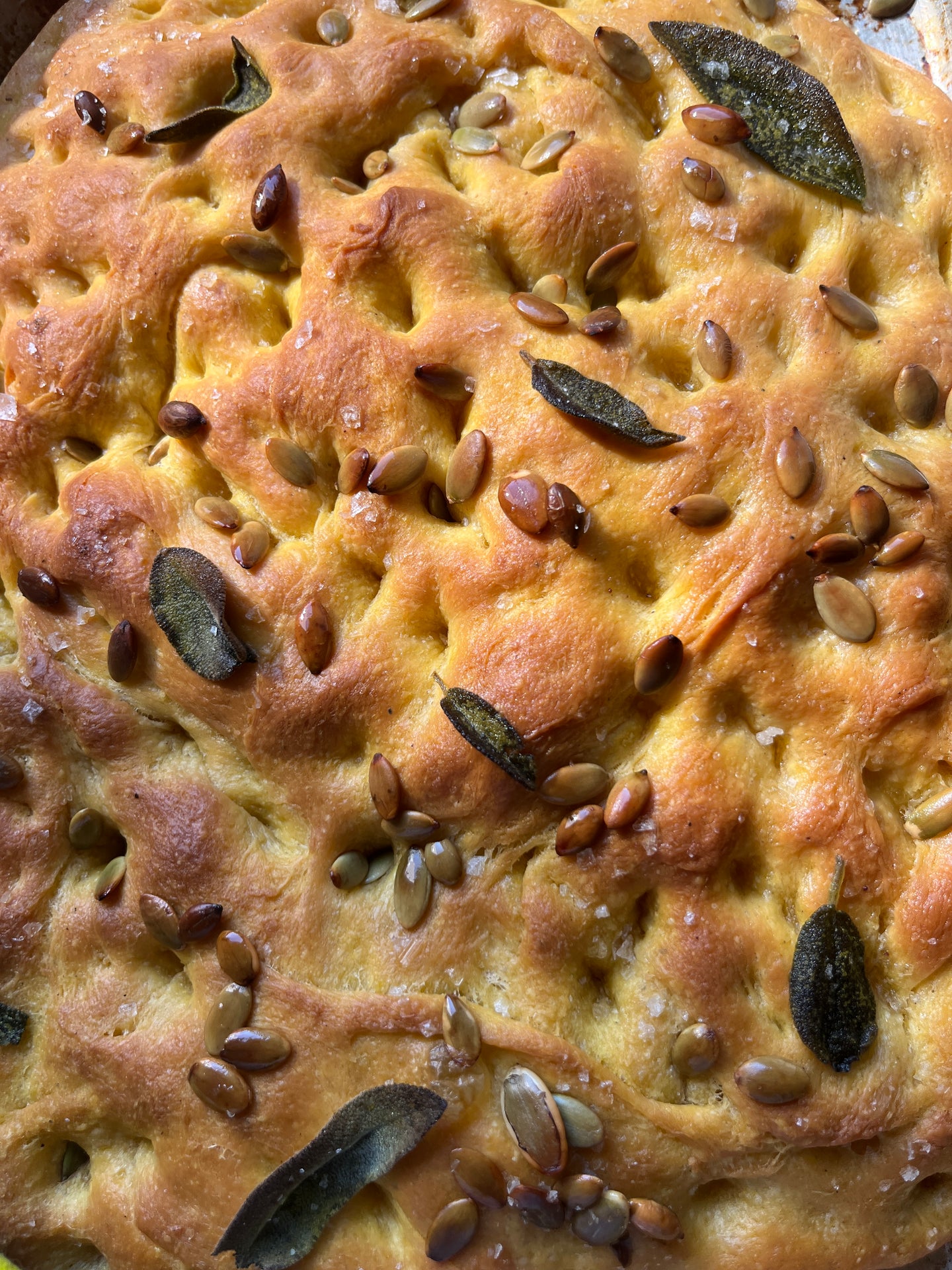 Pumpkin Focaccia