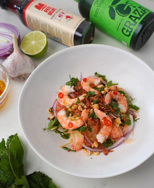 Vietnamese Shrimp Pomelo Salad with Red Boat