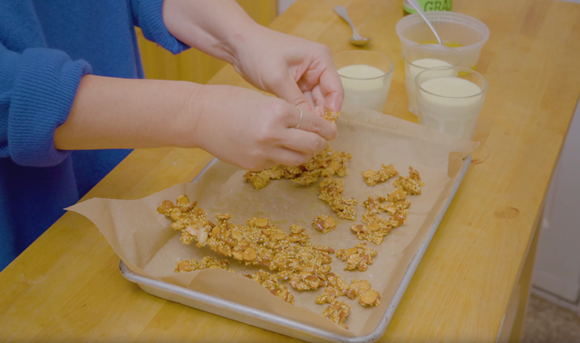 Chef Natasha Pickowicz's Caramel Nut Crunch