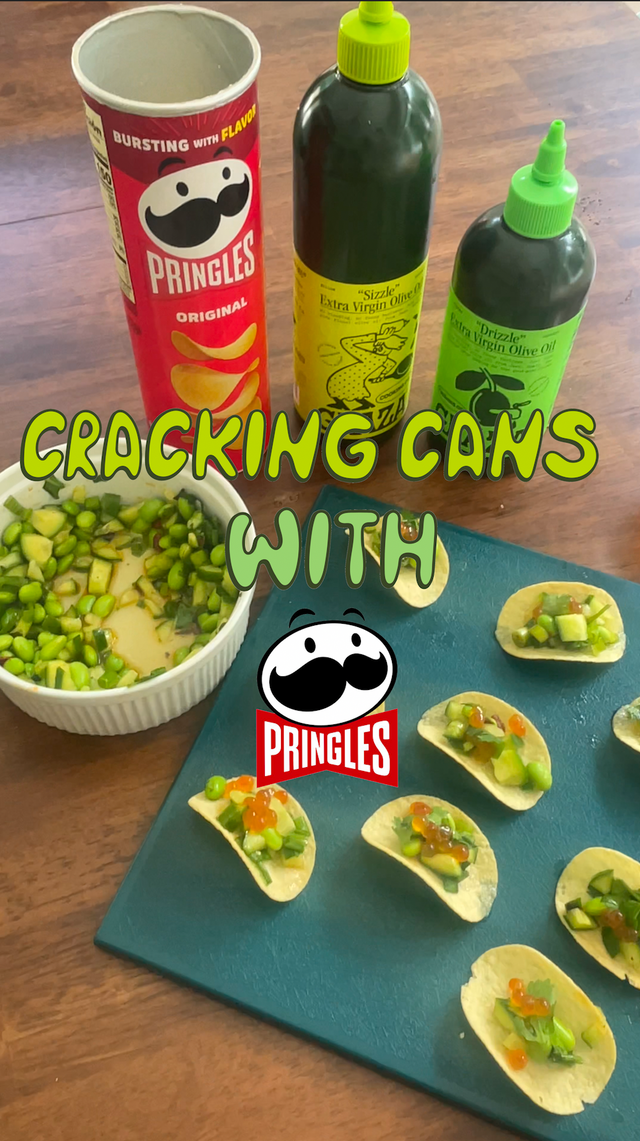 Cracking Cans: Roe Topped Pringles