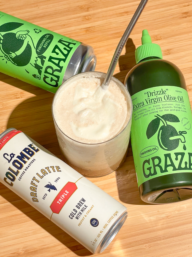 Cracking Cans: Coffee Frappe with Drizzle Cold Foam